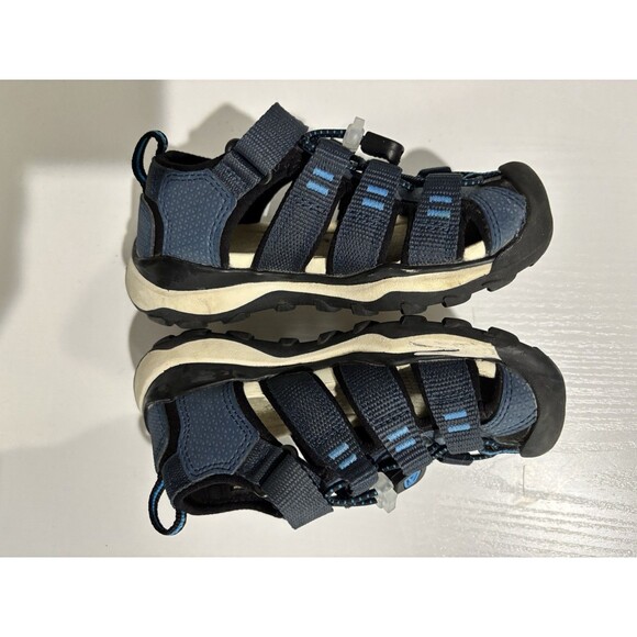 KEEN Newport Neo H2 kids Sandals 9 Blue Nights Brilliant Hook & Loop Round Toe - Picture 3 of 6